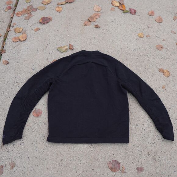 Nike Tech Pack Knit Full Zip Bomber Jacket Black Mens M Water Repellent - Picture 3 of 16